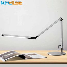 Table Lamps Khelse 8W Modern Office Desk Lamp Swing Long Arm LED Desk Lamp Dimmer Eye Care Table Luminaire Energy Saving Study Desktop Light YQ240316