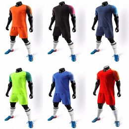 men short sleeve red soccer jersey set orange adult football uniform man green team shirt Customised name DIY number 240306