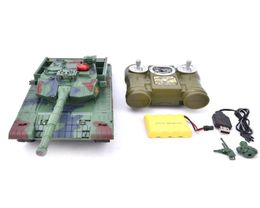Kids 7781234 Simulation 124 RC Battle Tank Toys Crawler Light Remote Control Heavy Machine Tanks Toys For Children Gift 201201622396