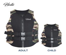 high quality neoprene safe floating life jacket vest with PVC EPE foam for adult water sports customized logo available4299618