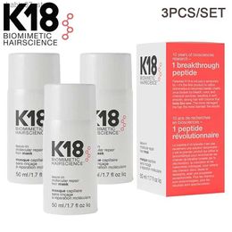 Shampoo Conditioner 3PCS K18 50ml hair care facial mask remains in the molecule to restore Perm dye damaged soft and deeply repair cutin scalp conditions Q240316