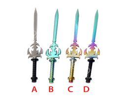 High Quality Titanium Tool GR2 Titanium Dabber Wax Carving Tools Domeless 14mm 18mm Titanium Straight Sword Dabber1583986