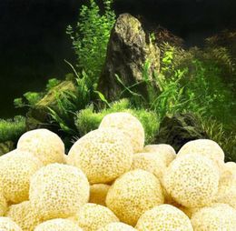 Decorations Aquarium Plants Porous Ceramic Philtre Media Net Bag Biological Ball Fish Tank Plant Decoration Landscape Ornament6515848