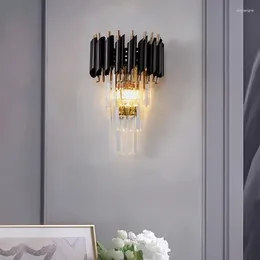 Wall Lamp Modern Light Living Room Bedroom Nordic Crystal Bedside Hallway Corridor Aisle Household Indoor Decor Lighting