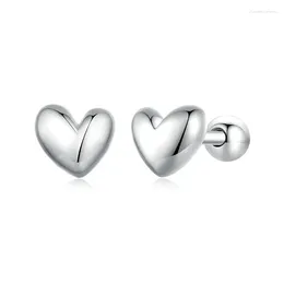 Stud Earrings Self Product Silver Love 925 Sterling Charms Fine Jewelry Making Fit Original Women Gift Bracelet Party Travel