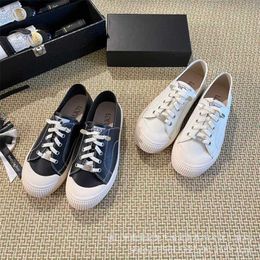 25% OFF Sports shoes 2024 New Lace up Cookie Casual Versatile Flat Bottom Little White Summer Thin Student Board Shoes