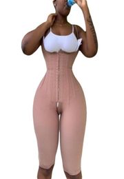 Women039s Corset 6 steel support Body Shaper Mujer Fajas Colombianas With Thin Straps Skims Compression Garment Shapewear 220125687320