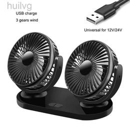 Electric Fans 5 12 volt fan 24V car USB powered ventilatore portatile table mini air cooling smart desktop usb ventilator 240316