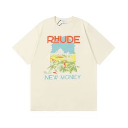 24ss rhude men t shirt shorts high quality designer fashion short sleeve europe america men women round neck tshirts and short US Size S-XL5B64