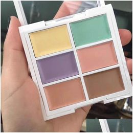 Concealer 6 Colors Professional Face Contour Makeup Palette Foundation Brightener Make Up Fl Er Woman Cosmetic Drop Delivery Health Be Dh94G