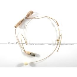 Accessories 1PCS Beige Dual ear hook Headset Head Microphone For Audio Technica Wireless 4Pin