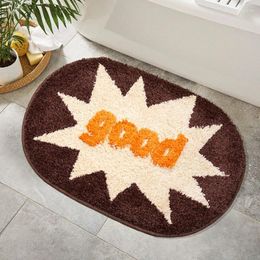 Carpets 38L13-Thickened Non-slip Absorbent Bathroom Door Plush Mat