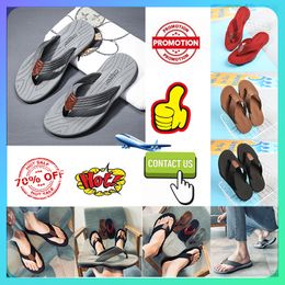 Designer Casual Platform Slides Slippers Men Woman anti slip wear-resistant weight breathable super soft s1oles flip flop Flat sandals GAI