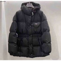 Pp 2023 Design Brand Womens Jacket Fashion Coat Down Denim Fabric Triparka Blazer Winter Thick Long Sleeve {category}