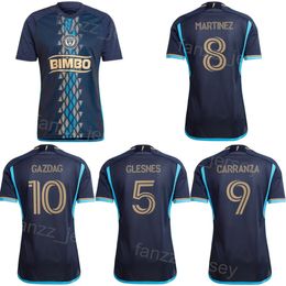 24-25 Soccer Philadelphia Union 7 Mikkel Uhre Jerseys 16 Jack McGlynn 33 Quinn Sullivan 5 Jakob Glesnes 8 Jose Martinez 11 Alejandro Bedoya Team Football Shirt Kits