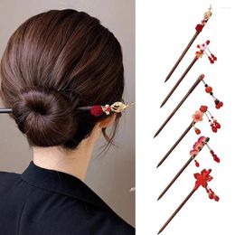 Hair Accessories Chinese Style Retro Hairpin Women Ladies Elegant Ancient Stick Hanfu Metal Year Gifts Headwea Q3A7