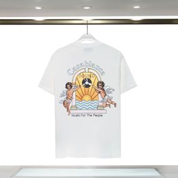 Blancas Shirt Tshirts Women Men t Summer New Style Designer Letter Printing Loose Clothes Mens Tees 3244