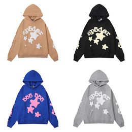 Sp5der Young Thug 555555 Men Women Hoodie High Quality Foam Print Spider Web Graphic Pink Sweatshirts Spider Hoodies Designer Pullovers S-2XL 1434