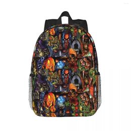 Backpack Oldschool Backpacks Boys Girls Bookbag Cartoon Children School Bags Laptop Rucksack Shoulder Bag Large Capacity