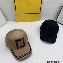 Designer AutumnWinter F-Letter Hat Plush Baseball Hat Korean Edition Casual Versatile Hat Fashion Trendy Duck Tongue Hat AFV0 4IP0