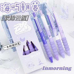 Kawaii Gel Pen School Students Writing Pens Black Ink Cute Stationery Supply Gift Exam Office