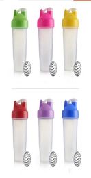 Sports bottle Shaker Mixer Bottle Plastic Shaker bottle Sports Fitness Leakproof Shaker water Bottles Portable Outdoor Athlete Cup8259159