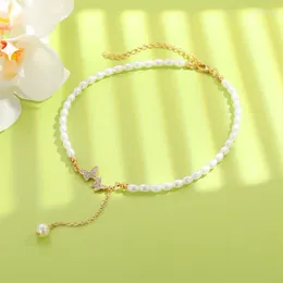 Chains Fashion Pearl Butterfly Chain Necklace Women Design Senior Sense Of Personality Trendy Party Jewellery Gift