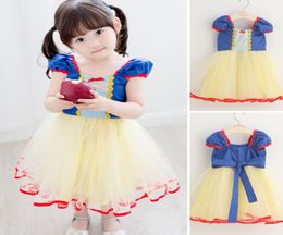 Baby Girl Princess Bow Dress Costume New Little Girl Summer Clothing Dot Skirt Birthday Party Dress Children039s Christmas Clot6876374