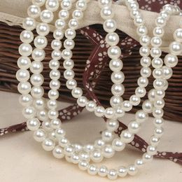 Decorative Figurines Aqumotic Bag Pearl Chain For Jewellery Making String Hanging Strap Extender Purse Chains Handbags Crafts Accessary