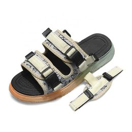 HBP Non Brand Wholesale Adjustable Non-Slip Slides Sandals Indoor Outdoor Slippers for Men