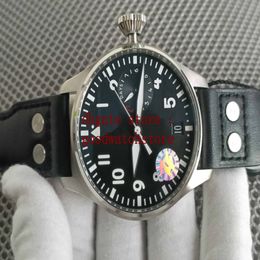 Mens ZF Factory Wristwatches Automatic Mechanical Black dial 7 Days Power Reserve Cal 51111 Movement Men Working Numeral markers &187Z
