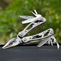 Camping Hunting Knives Pliers Folding Stainless Steel Multifunction Portable Pocket External EDC Knife Hand Repair Tools Box Cutter 240315