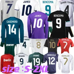 Reall Retro Madrider Soccer Jerseys Finals Football Shirt GUTI BENZEMA SEEDORF CARLOS RONALDO KAKA 11 12 13 14 15 16 17 18 ZIDANE Beckham RAUL Vintage FIGO home away 3rd