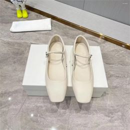 Casual Shoes Colorful Glossy Square Toe Comfort Women Thin Heel Slip On Unique Design Femininos Concise Texture