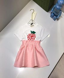 kid flower dresses set 100150cm wedding style fashion designer boutique clothes whole outfits 2022 summer8652826