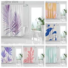 Shower Curtains Waterproof fabric shower curtain Bathroom curtain accessories 180x200 Bath curtain for shower 240*200 nordic boho decor 240x200 Y240316