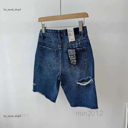 Ksubi Jeans a cinque punti effetto consumato Pantaloncini da ciclismo retrò alla moda Pantaloni dritti primavera/estate Tendenza da donna 464