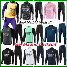 New 24/25 Real Madrids BELLINGHAM VINI JR Soccer Tracksuit Men And Kids 23 24 Football Tracksuit Training Suit Jogging Kit Chandal Futbol Survetement 394