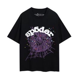 t Shirt for Men Designers Shirts Sp5der Shirt Loose Fashion Brands Tops Man Summer 555 Spider Tees Mens Women Casual Luxurys Clothing Street Shorts Sleeve Clothes Xh