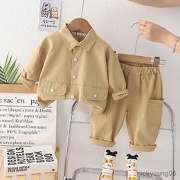 Clothing Sets New Spring Autumn Fashion Baby Clothes Suit Children Outfits Boys Jacket Pants 2Pcs/Sets Toddler Casual Costume Kids Tracksuits