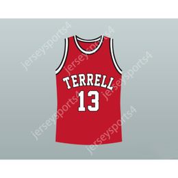 Custom Any Name Any Team ERIC BISHOP JAMIE FOXX TERRELL TIGERS 13 HIGH SCHOOL BASKETBALL JERSEY All Stitched Size S M L XL XXL 3XL 4XL 5XL 6XL Top Quality