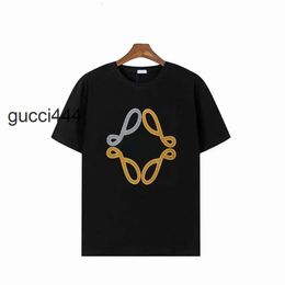 Sleeve lowewe Designer lowe Shirt Loewees Print loeewe T Clothing T-shirt Short Alphabet Men's Men With Casual Trend Top Quality Top Summer Street G5CG C7T6