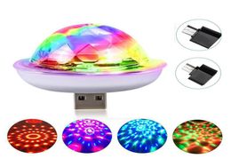 Mini USB LED Disco DJ Stage Effects Light Portable Family Party Ball Colorful Lights Bar Club Effect Lamp Mobile Phone Lighting1068685