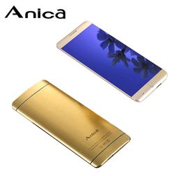 Anica A7 Super Mini Phone Ultrathin Card Luxury Bluetooth Dail 163 Dustproof Shockproof cellphone edge telefono movil unlock low 2492888