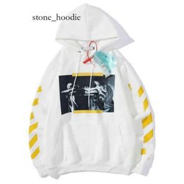 Off White Designer Sweatshirts Mens Hoodies Sweatshirts Off Style Fashion Sweater Painted Arrow Crow Stripe Hoodie and T-shirts Offs White Off White 7115
