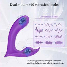 Vibrator For Women Vaginal Clitoris Stimulator G Spot Massager Wearable Finger Wiggling Dildo Female Adult Sex Toys 240312