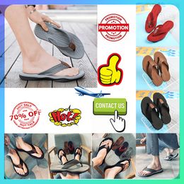 Designer Casual Platform Slides Slippers Men Woman anti slip wear-resistant weight breathable super soft soles fli1p flop Flat sandals GAI