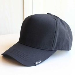 Large size men caps 5 panel polyester sun hat big size sport hats adult plus size baseball caps 55-60cm 61-66cm 210623190j