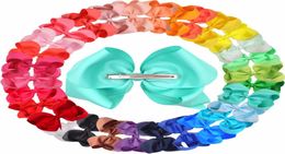 30 Pack 6 Inch Bows for Girls Big Grosgrain Girls Hair Bows With Alligator Clips For Teens Kids Toddlers9183313