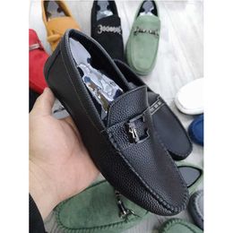 HBP Non Brand Cheap No-slip Men Suede Casual boat driving Shoes Breathable and Comfortable Leather loafers shoes stock for men